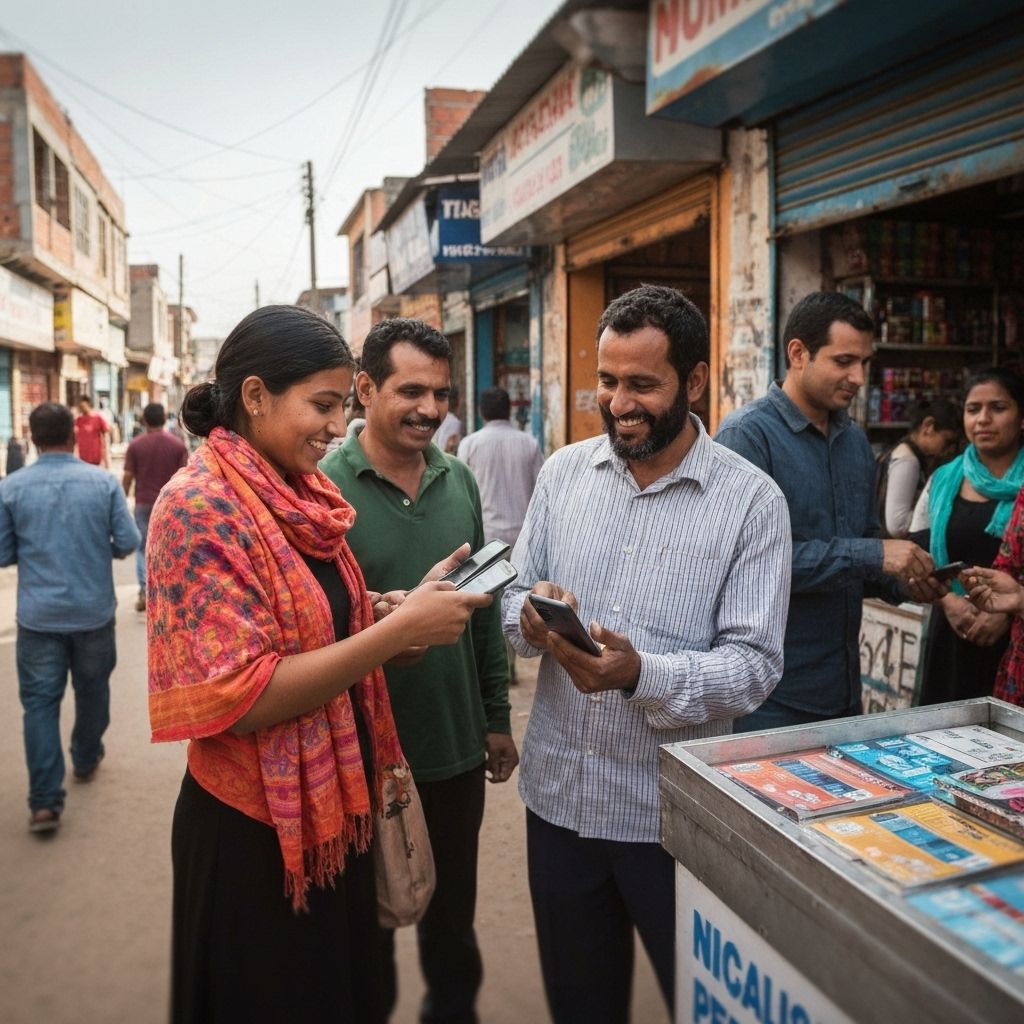 Financial inclusion - people using digital payments